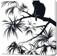 Obraz 100x100cm Na Gałęzi