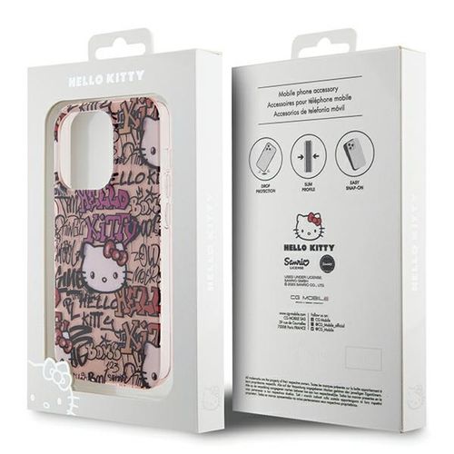 Etui Hello Kitty do iPhone 13 Pro Max, Różowy na Arena.pl