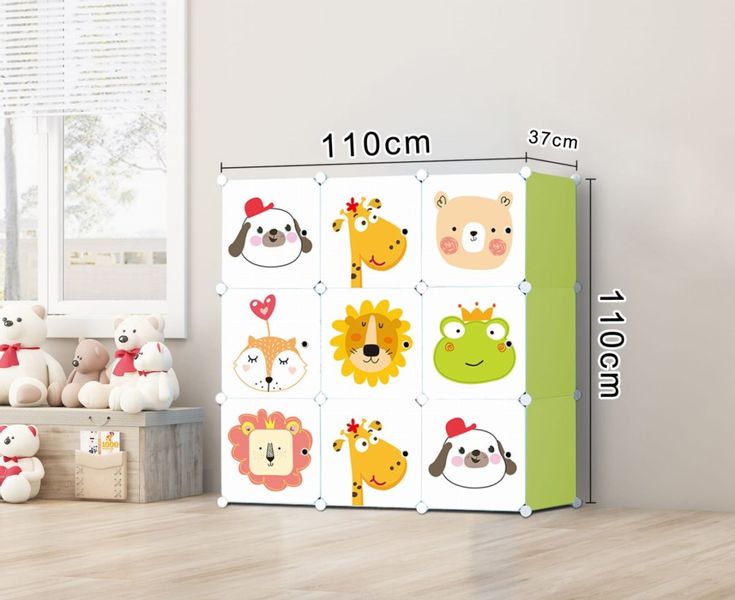 Szafka modułowa dziecięca 9x - W01 zdjęcie 2