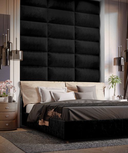 PANELE TAPICEROWANE ŚCIENNE WEZGŁOWIE 3D 60cm x 20cm zdjęcie 2