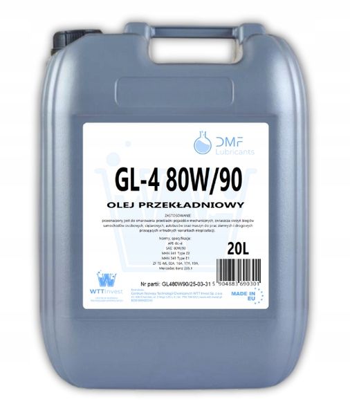 Olej przekładniowy GL-4 80W/90 20L | zdjęcie 1