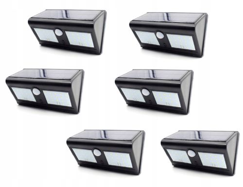 6x HALOGEN SOLAR ŚCIENNY 40LED Z CZUJNIKIEM na Arena.pl