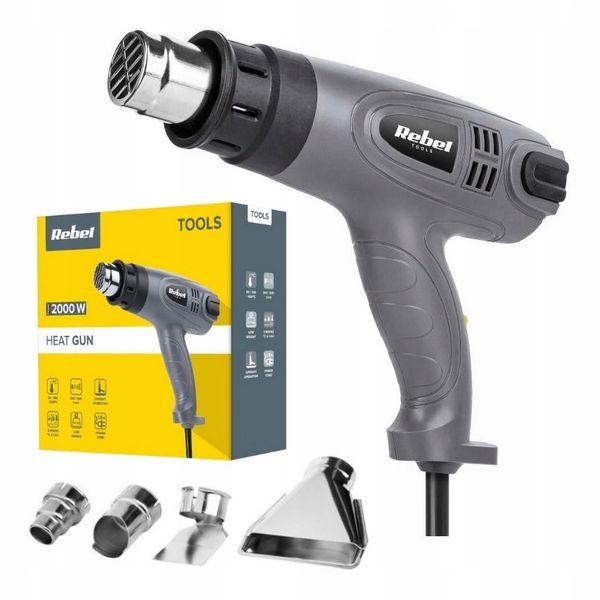 Opalarka na gorące powietrze 2000W reg temperatury zdjęcie 1