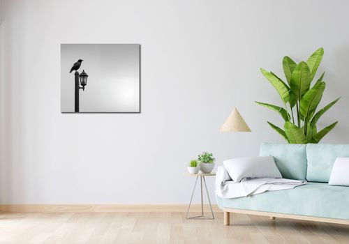 Obraz 70x60cm Samotny Postój Kruka na Arena.pl