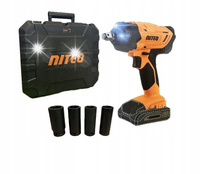 Akumulatorowy klucz udarowy Niteo 20 V Max, 20V Bez akumulatora