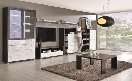 Komoda KENDO K3 2D białe połysk na Arena.pl