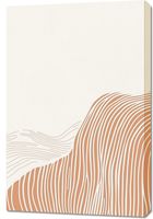 Obraz 60x90cm Falisty Minimalistyczny , Wnętrza Styl Skandynawski, Boho