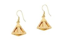 Kolczyki z piramidką (P21/JES/43AU)