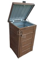 Zabudowa kosza na śmieci wiata obudowa kubłów 60x65x110 cm 1x120L  TKD351