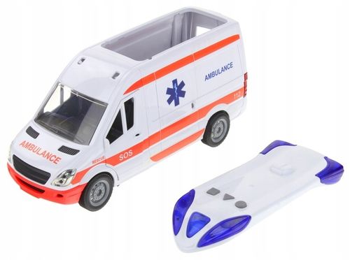 Ambulans Karetka Pogotowia Van Auto Napęd Dźwięki Nosze Otwierane Drzwi na Arena.pl