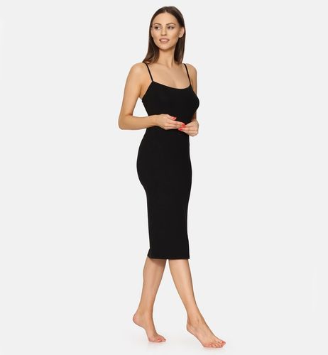 Halka pod sukienkę długa koszula nocna sukienka MS10-402 Czarny XXL na Arena.pl