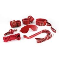 crushious dungeons & maidens bdsm kit red