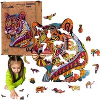 puzzle drewniane eko 73 el. tajemniczy tygrys a4 puza4-00712