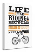 Asintended (Riding A Bicycle) - Obraz na płótnie