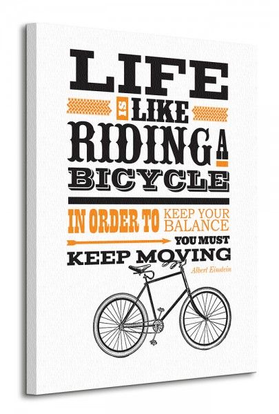 Asintended (Riding A Bicycle) - Obraz na płótnie zdjęcie 1
