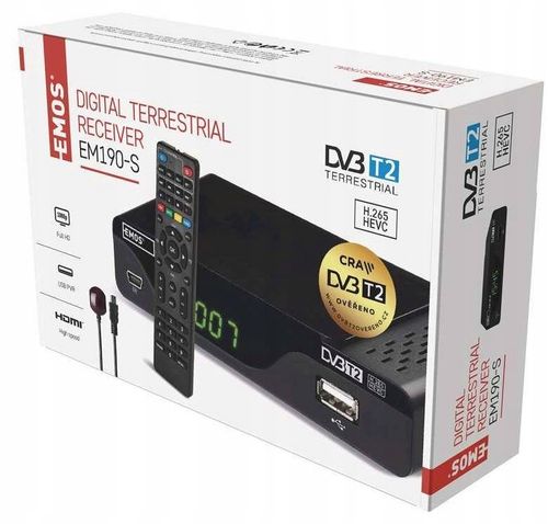 DEKODER DVB-T2 EMOS EM190-S HD na Arena.pl