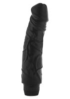 wibrator realistyczny pleasures czarny 18 cm