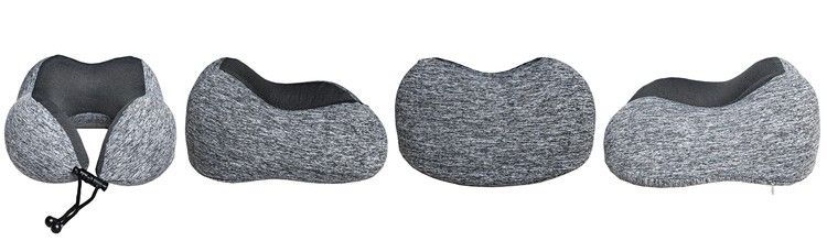 Poduszka Podróżna Memory Opaska Stopery Rogal 3D zdjęcie 10