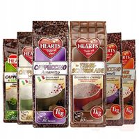 Zestaw Kawa cappuccino Hearts 6 Smaków 6 kg