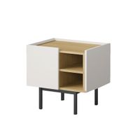 Szafka nocna lewostronna Noel 50 Kaszmir / Dąb Cremona