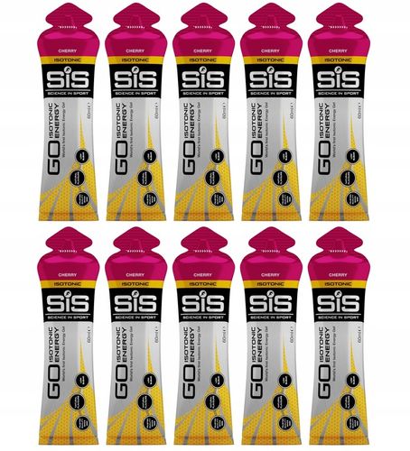 10x żel Izotoniczny SIS Wiśnia 60ml na Arena.pl