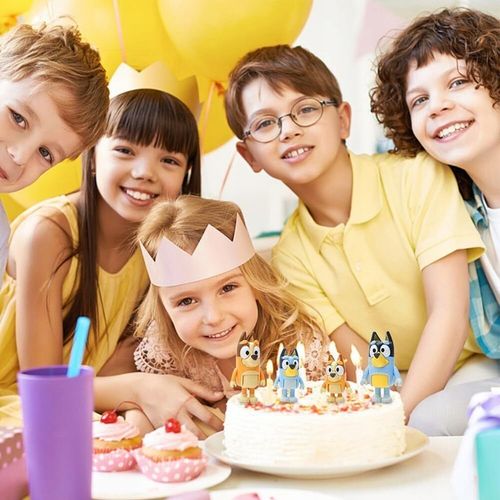 FIGURKI BLUEY Z RODZINĄ BLUE CAŁY ZESTAW 8 SZTUK BLUEY & FAMILY na Arena.pl