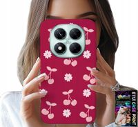 ETUI DO XIAOMI NOTE 14 PRO+ 5G - WISIENKI, WIŚNIE NA BORDOWYM TLE + FOLIA
