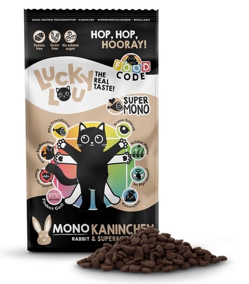Lucky Lou Food Code Mono Królik 340g zdjęcie 2
