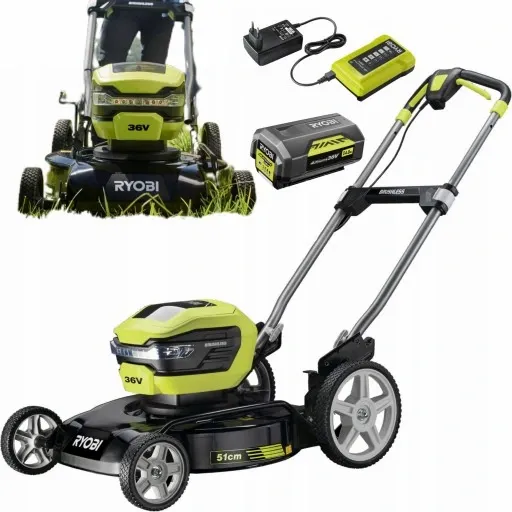 Kosiarka AKUMULATOROWA MULCZOWANIE RYOBI 36V 4Ah zdjęcie 5