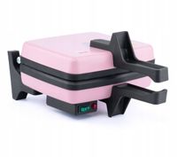 Gofrownica Dezal 301.7.1 LWN 1300W 2 Gofry Nieprzywierająca powłoka Różowy