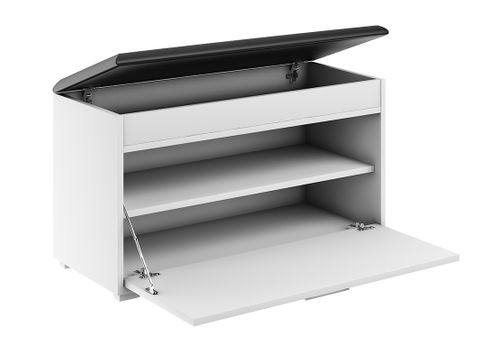 szafka na buty FALA 1 BIAŁA SZARA półka kuferek producent 80 na Arena.pl