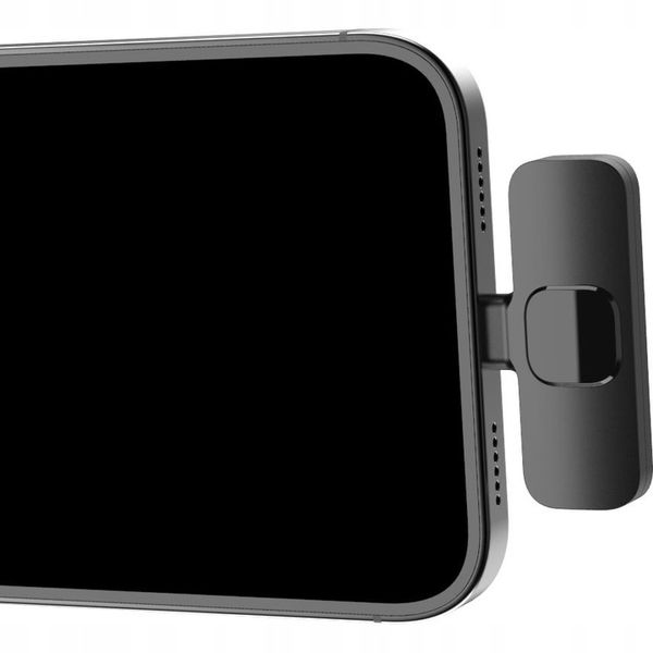 Bezprzewodowy mikrofon krawatowy Apexel do iPhone zdjęcie 3