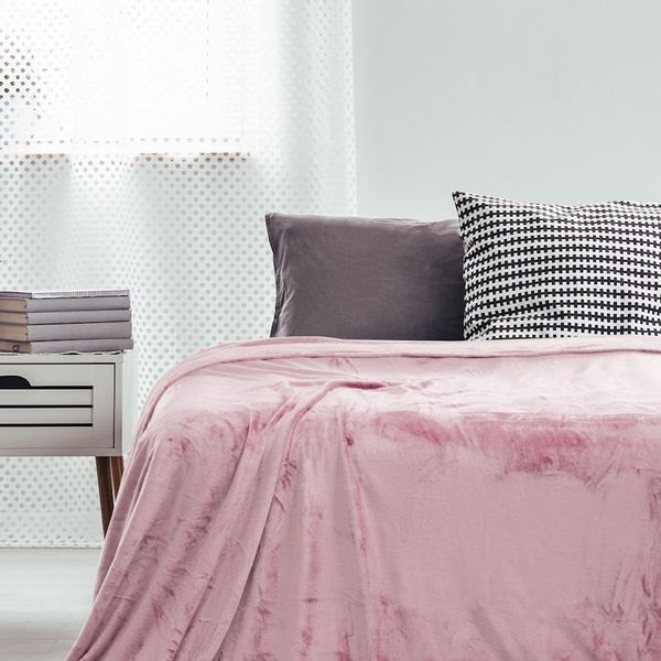 Koc DecoKing POWDERPINK 70X150 zdjęcie 1