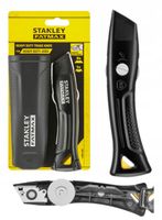NÓŻ HEAVY DUTY OSTRZE TRAPEZ STAŁE METALOWY CZARNY - 10-500-0F STANLEY