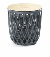 Kosz UNIQUBO set3 - antracyt