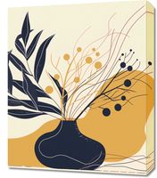 Obraz 50x60cm Spokój Ciemnych Liści