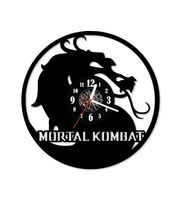 Zegar ścienny z płyty winylowej Mortal Kombat 153.13