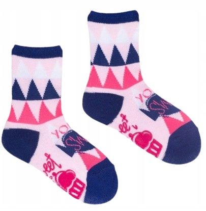 6 - PAK Skarpetki ANTYPOŚLIZGOWE ABS 6 PAR skarpety dziewczęce 17 - 19 zdjęcie 4