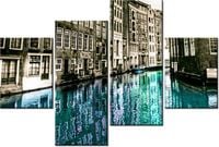 140CM 70 OBRAZ ZABYTKOWE KAMIENICE BERT KAUFMANN ŚCIENNY