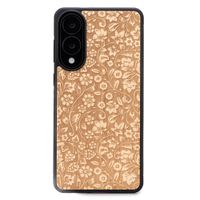 Drewniane Etui Bewood do Samsung Galaxy S25 Edge KWIATY POLNE ANIEGRE