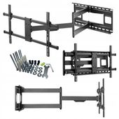 ULTRA MOCNY UCHWYT DO TV 43–80” Z MEGADŁUGIM WYSIĘGNIKIEM 101 cm