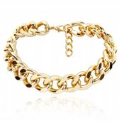 Chocker Czoker Zloty Łańcuszek Celebrytka 40 cm