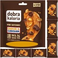 DOBRA KALORIA - MINI BATONIKI - orzeszki + czekolada 108g . doypack
