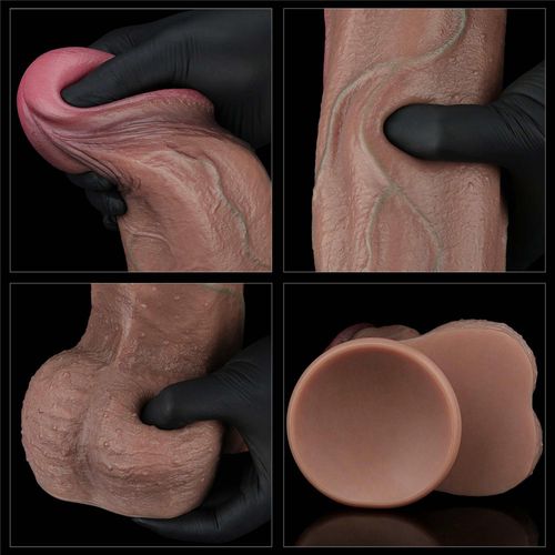 13"""" Dual Layered Silicone Cock Xxl na Arena.pl