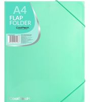 TECZKA A4 Z GUMKĄ PP COOLPACK PASTEL MIĘTOWA