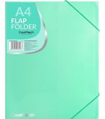 TECZKA A4 Z GUMKĄ PP COOLPACK PASTEL MIĘTOWA