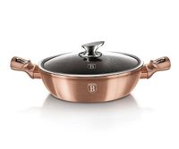 garnek granitowy 28cm berlinger haus bh-1519 rose gold