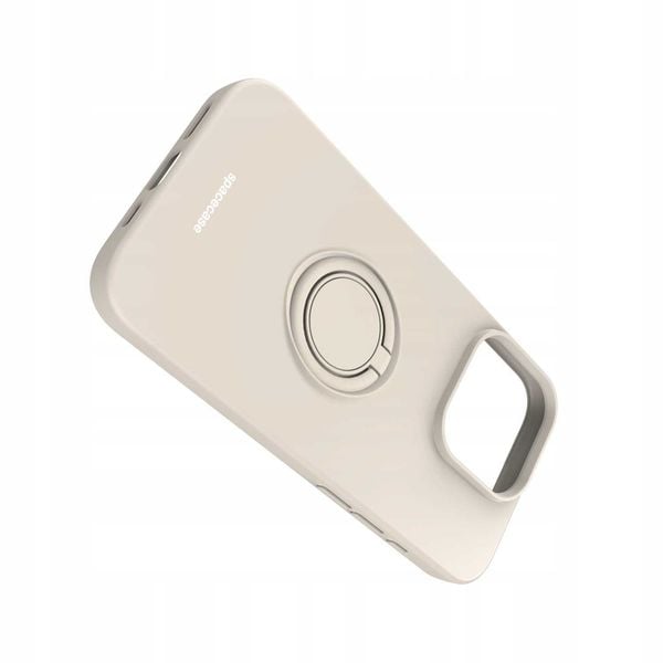 Spacecase Silicone Ring Iphone 15 Pro Bone zdjęcie 6