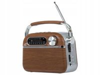 RADIO PRZENOŚNE KUCHENNE RETRO VINTAGE BLUETOOTH AM/FM/MP3/USB/SD+AKUMULA