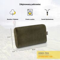 Poduszka turystyczna PIANKA ZIELONY